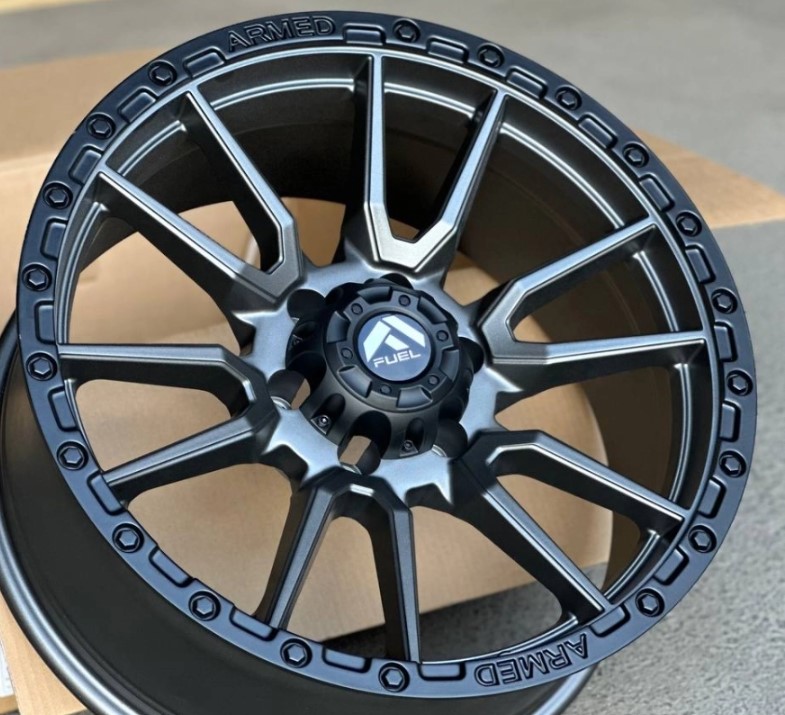 Диск Replica ST FUEL J0045 9х20 6/139,7 et0 110,1 Satin Gray Black Lip Д005781