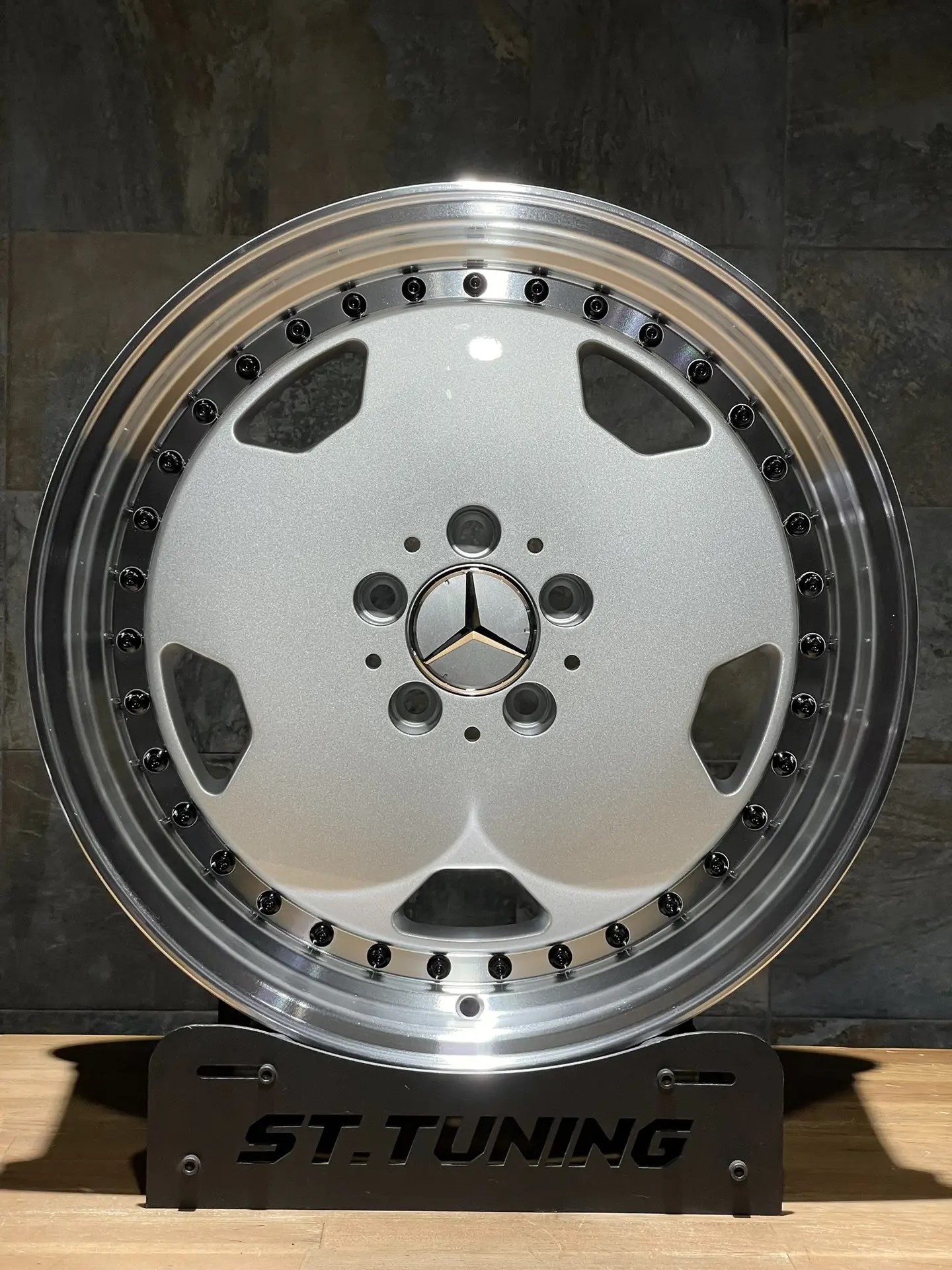 Диск Replica ST СH MB 5852 8х18 5/112 et35 66,6 Silver Machined Д003381