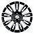 Диск Khomen Wheels KHW2004 8,5х20 5/120 et45 72,6 Black-FP Д000039