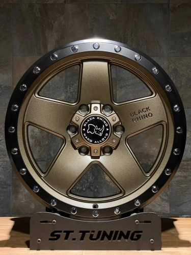 Диск Replica ST Black Rhino 9х18 6/139,7 et15 110 Matt Bronze B+Chrome Rive Д005091