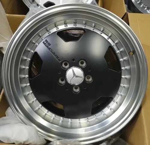 Диск Replica ST MB 5852 9х18 5/112 et30 66,6 Matt Black Lip Д006201