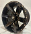Диск Replica ST XF OFF ROAD 6060 10х20 12/135/139,7 et-12 110 Gloss Black Milling Rivet Д004877