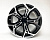 Диск Khomen Wheels KHW1702 7х17 5/112 et40 57,1 Black-FP Д000055