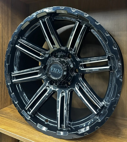 Диск Replica ST FBX R608 9х18 6/139,7 et12 106,1 Black milling Д006126